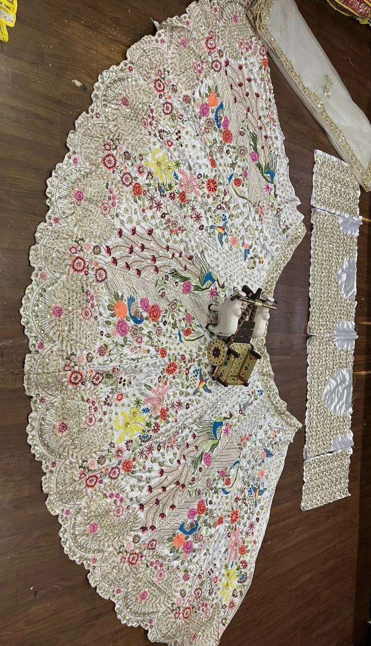 Vardan Ethnic Bd 1613 Japan Satin Silk Wholesale Lehenga — Wholesale Lehenga, MPA wholesale from Surat — view 5